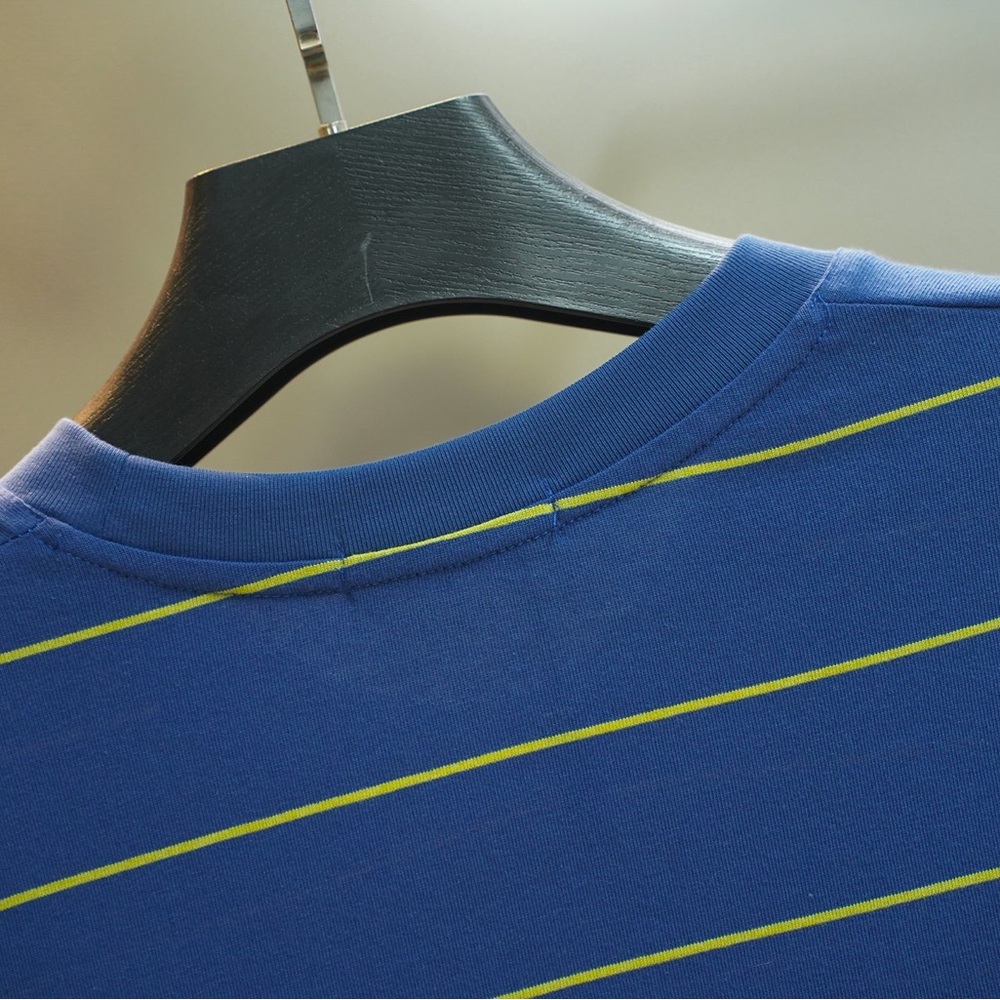 Miumiu blue striped short-sleeved shirt - Picture 5 of 12